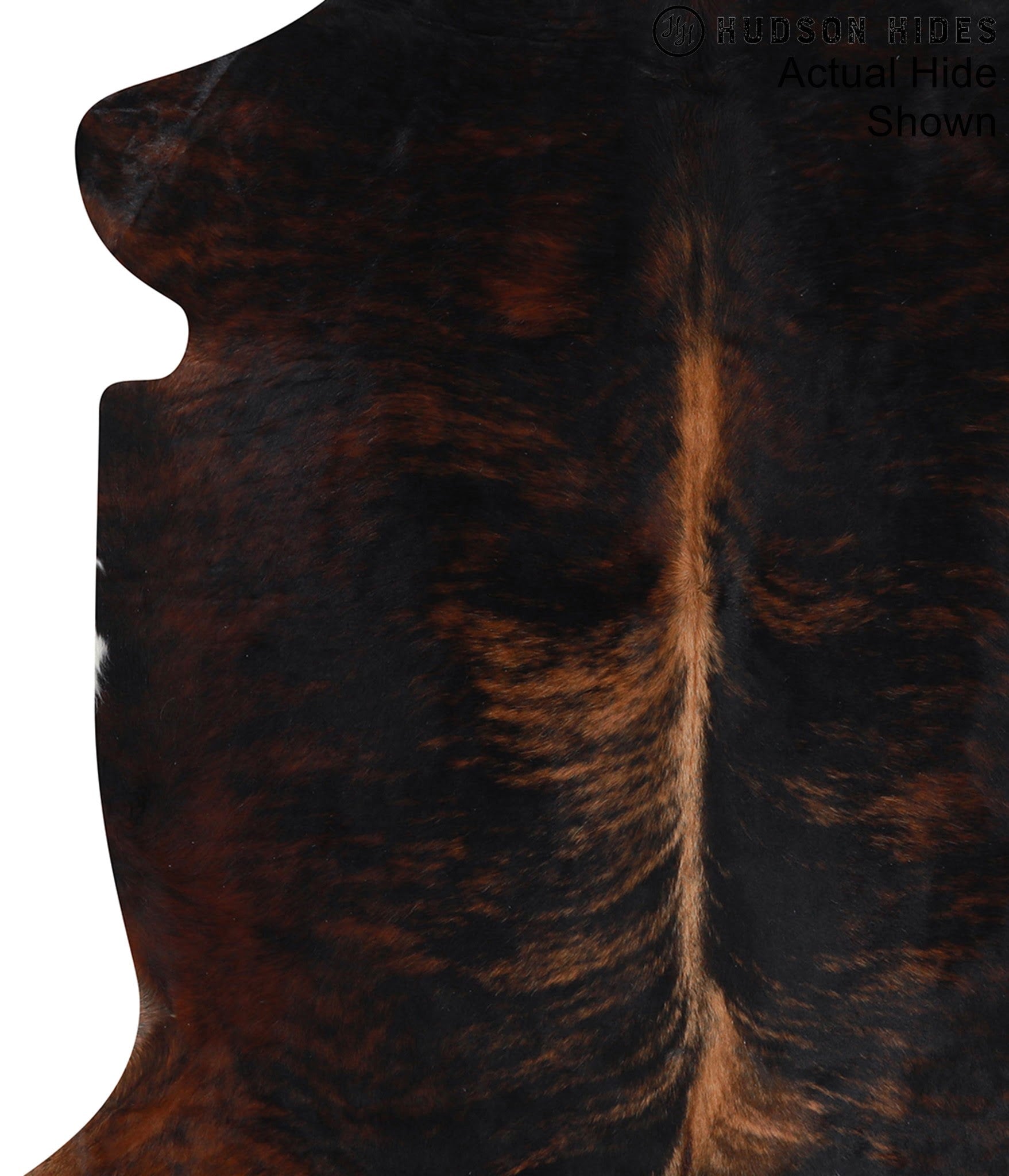 Dark Brindle Cowhide Rug #94643