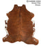 Medium Brindle Large European Cowhide Rug 6'5