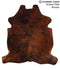 Medium Brindle X-Large European Cowhide Rug 7'0