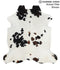 Tricolor X-Large European Cowhide Rug 6'6