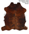 Medium Brindle X-Large European Cowhide Rug 6'8