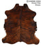 Medium Brindle X-Large European Cowhide Rug 6'11