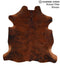 Medium Brindle X-Large European Cowhide Rug 6'8