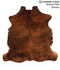 Medium Brindle X-Large European Cowhide Rug 6'8