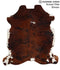 Tricolor X-Large European Cowhide Rug 6'11