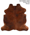 Medium Brindle X-Large European Cowhide Rug 6'5