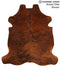 Medium Brindle X-Large European Cowhide Rug 6'8