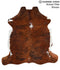 Medium Brindle X-Large European Cowhide Rug 6'11