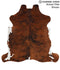 Medium Brindle X-Large European Cowhide Rug 6'8