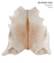 Light Caramel XX-Large Brazilian Cowhide Rug 7'2