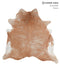 Light Caramel XX-Large Brazilian Cowhide Rug 7'3