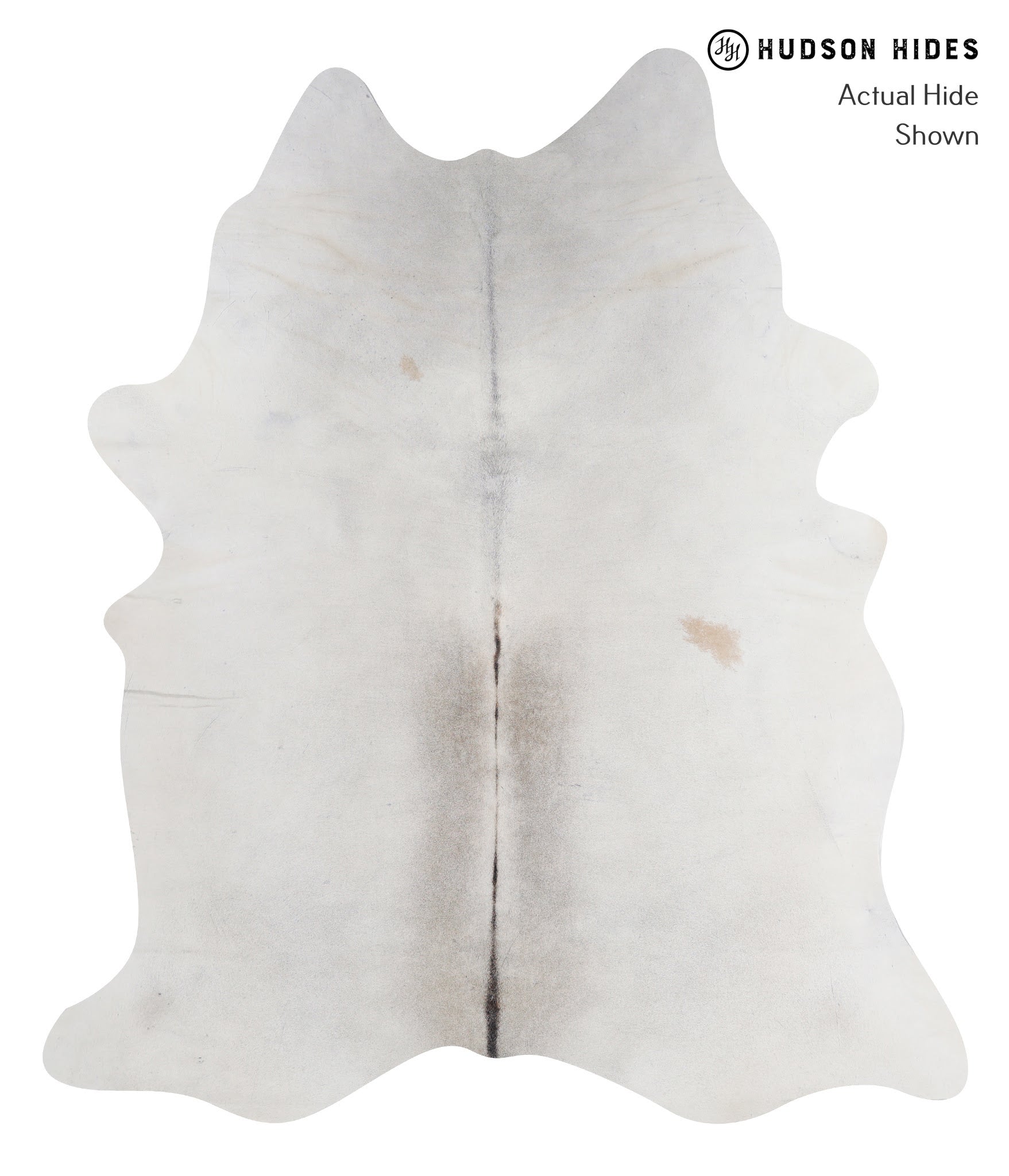 Light Grey Cowhide Rug #A3383