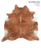 Medium Brindle X-Large Brazilian Cowhide Rug 6'10