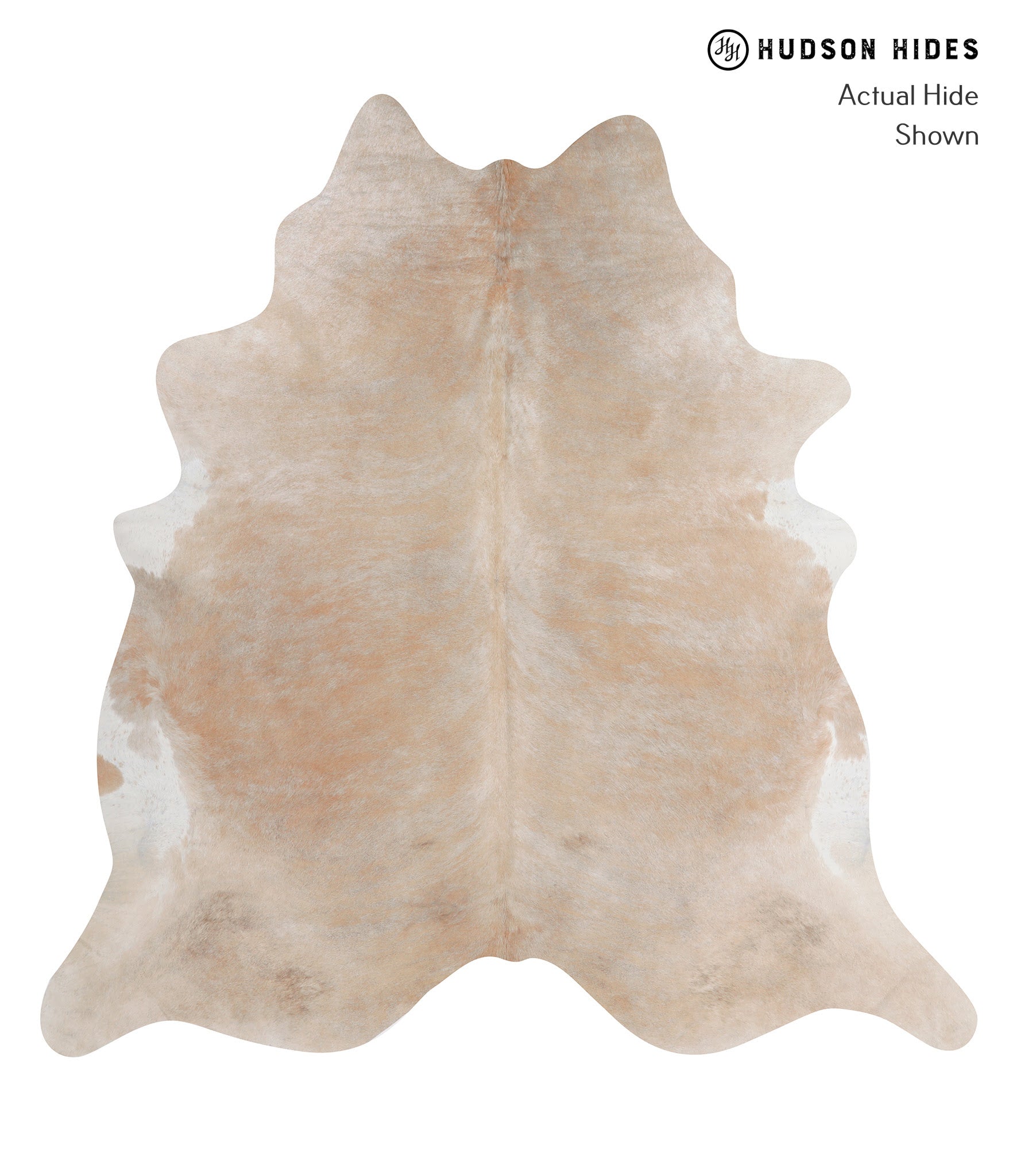 Beige Cowhide Rug #A3394