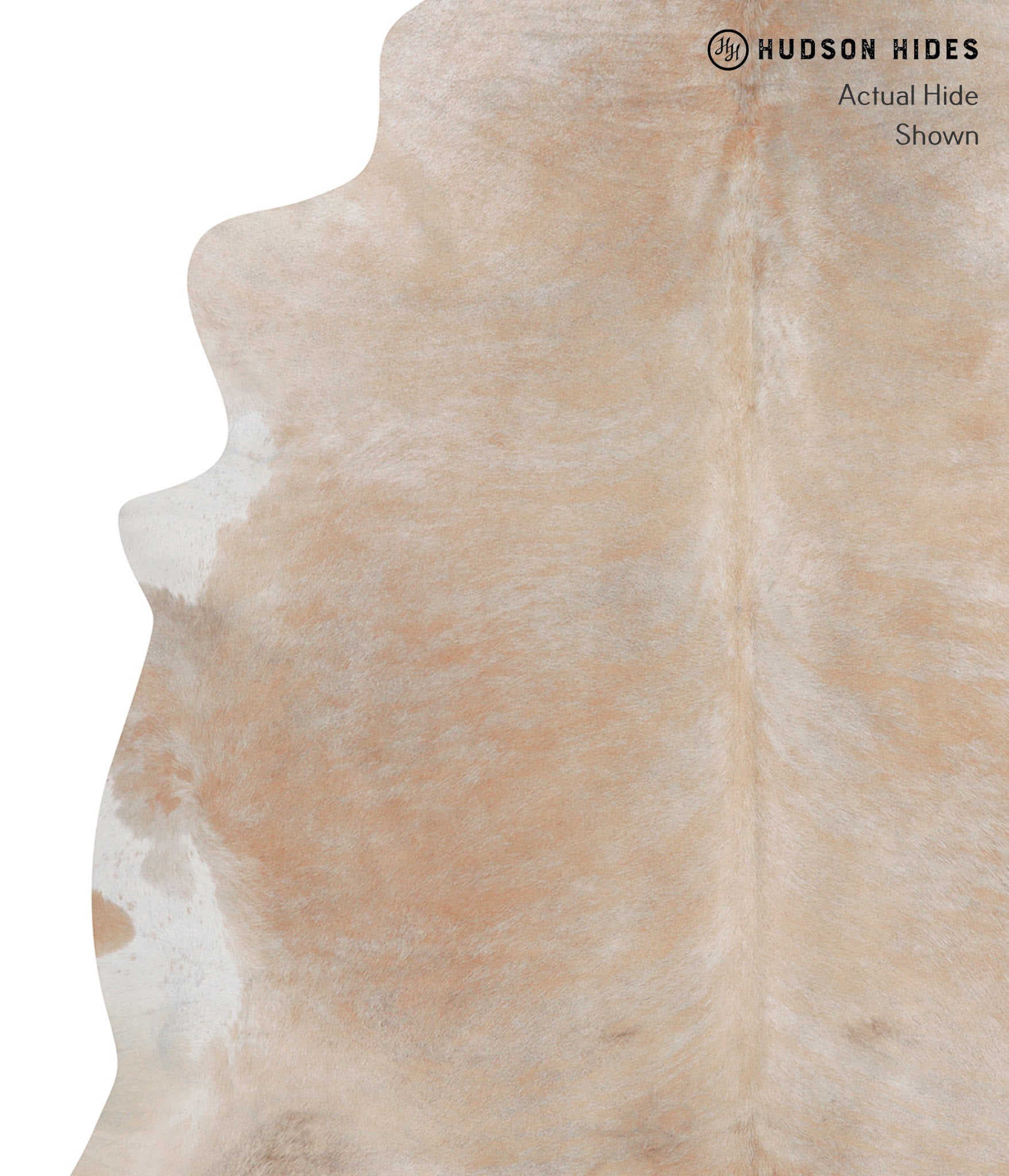 Beige Cowhide Rug #A3394