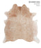 Light Caramel XX-Large Brazilian Cowhide Rug 7'4