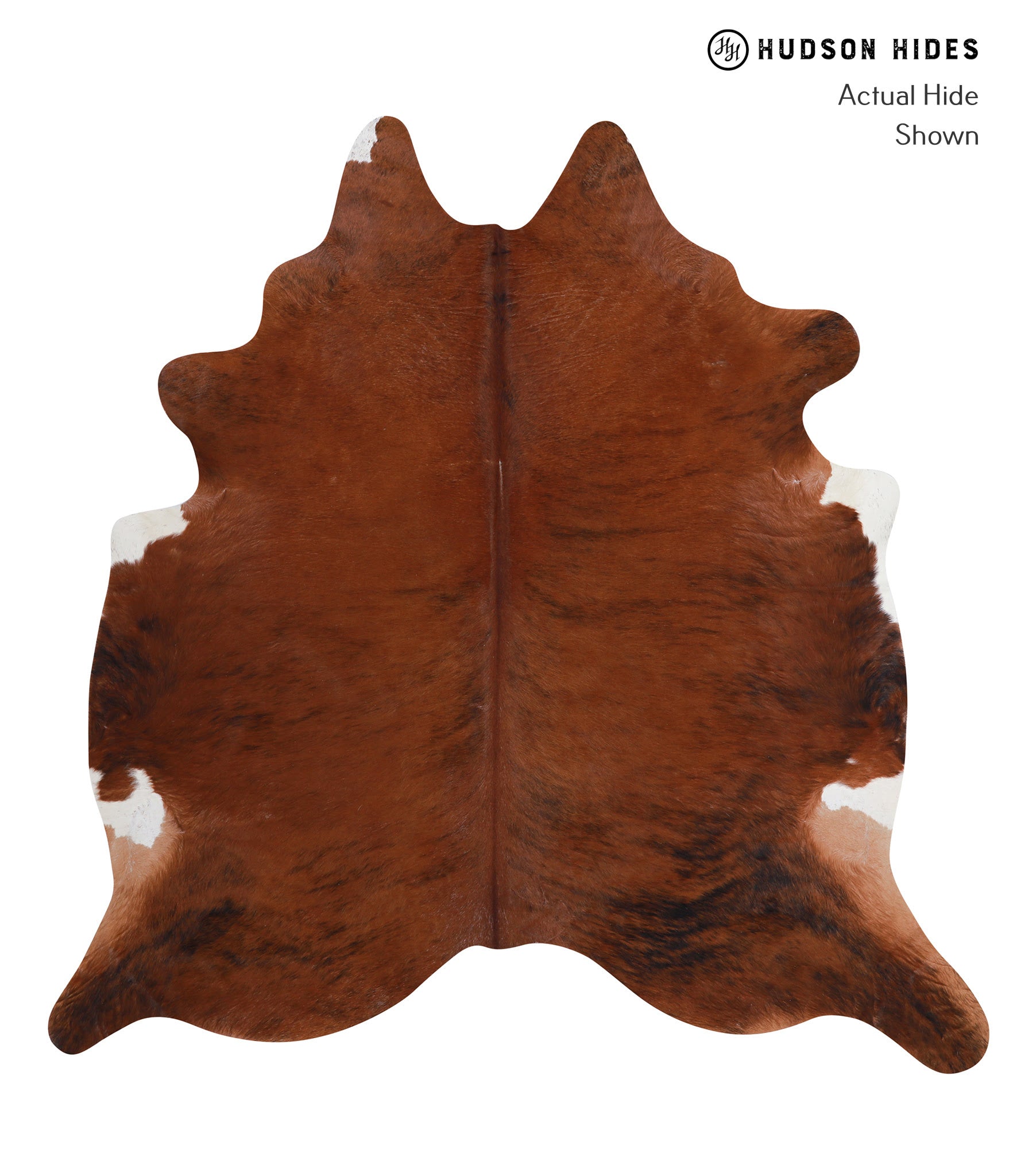 Medium Brindle Cowhide Rug #A3479