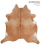 Solid Brown XX-Large Brazilian Cowhide Rug 7'6