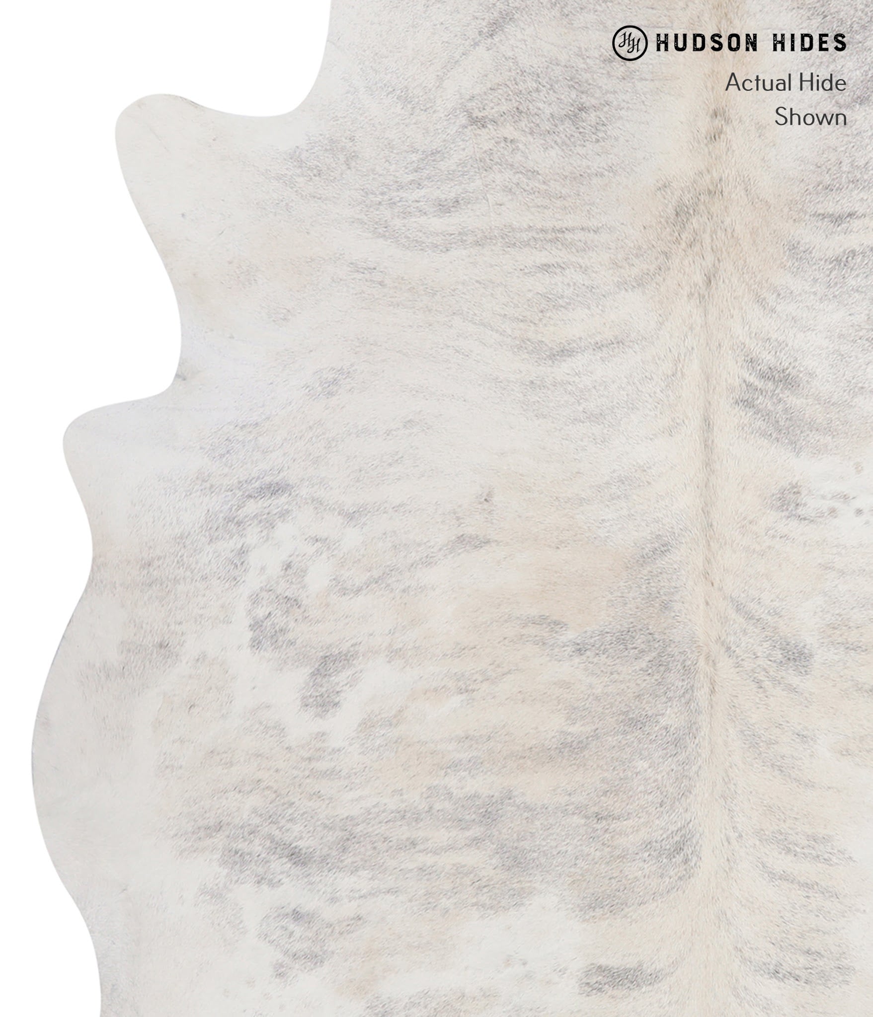 Grey Brindle Cowhide Rug #A3515