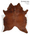 Medium Brindle X-Large Brazilian Cowhide Rug 6'11