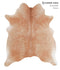 Light Caramel X-Large Brazilian Cowhide Rug 6'11