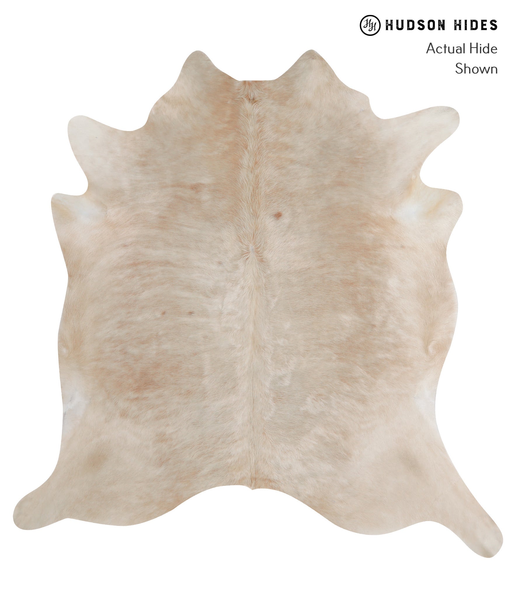 Beige Cowhide Rug #A3645