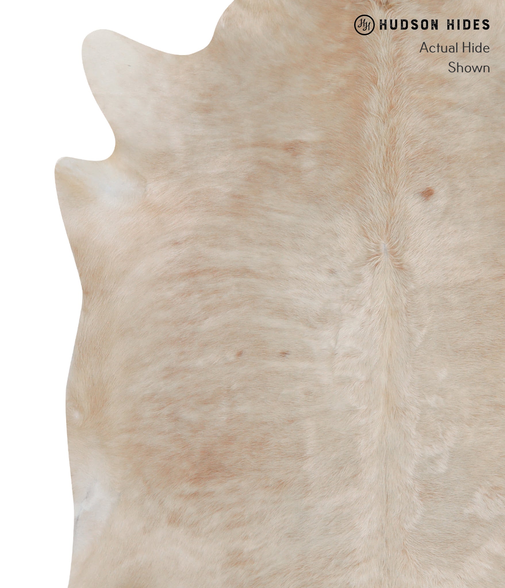 Beige Cowhide Rug #A3645