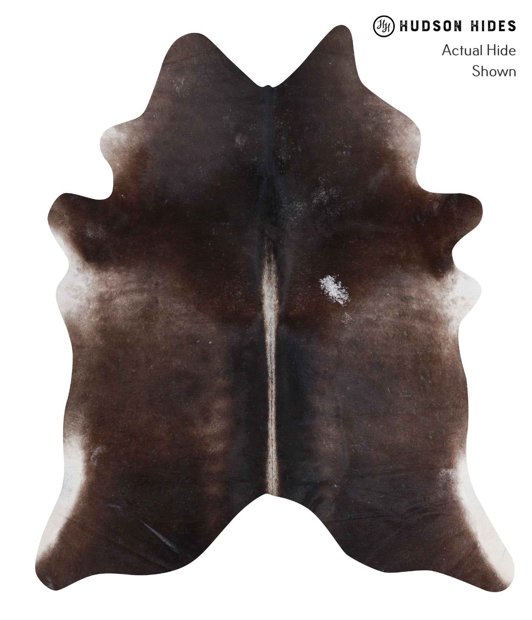 Dark Grey Cowhide Rug #A3667