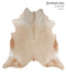 Beige X-Large Brazilian Cowhide Rug 6'8