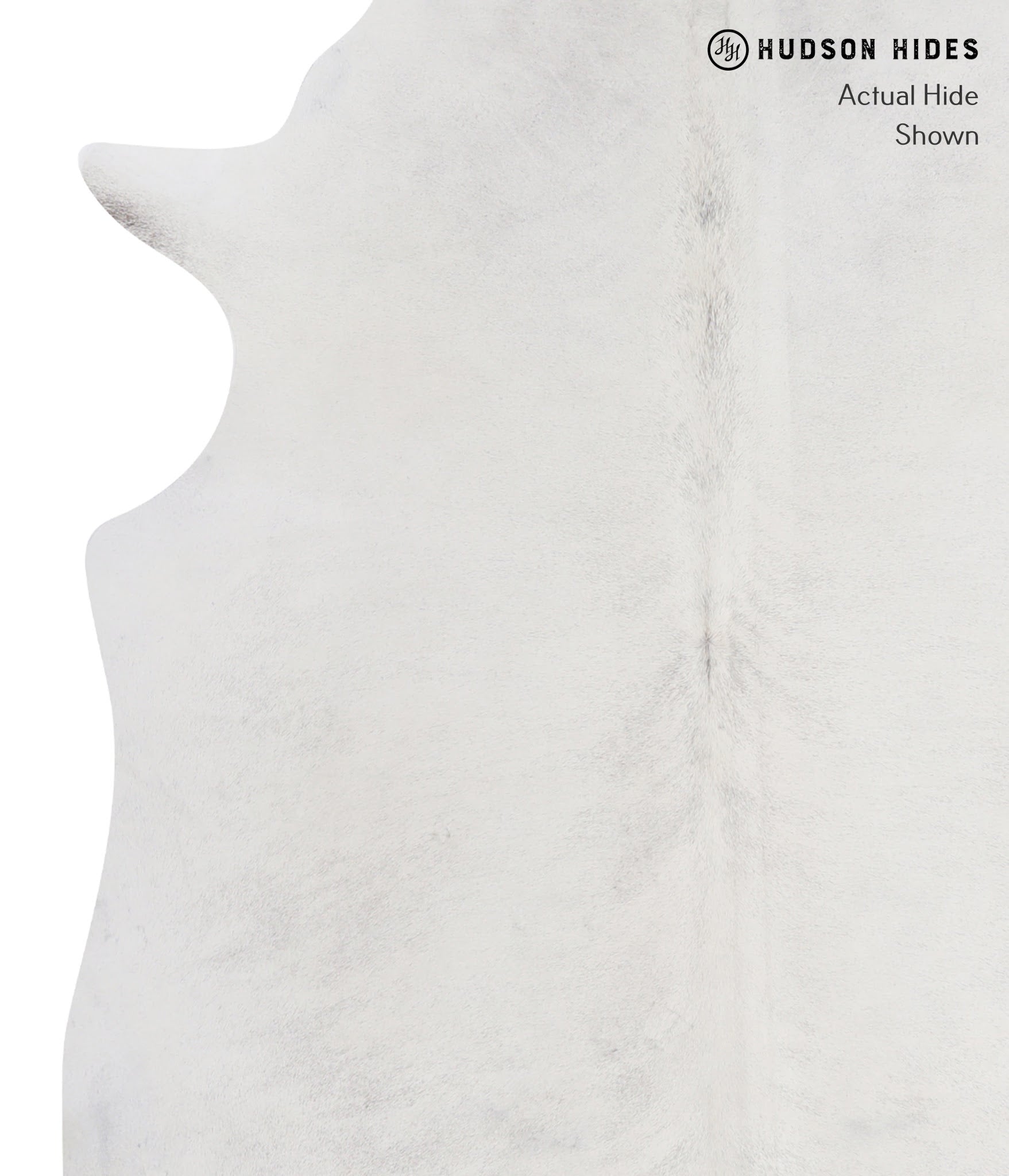 Light Grey Cowhide Rug #A3816