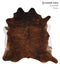 Medium Brindle X-Large Brazilian Cowhide Rug 7'0