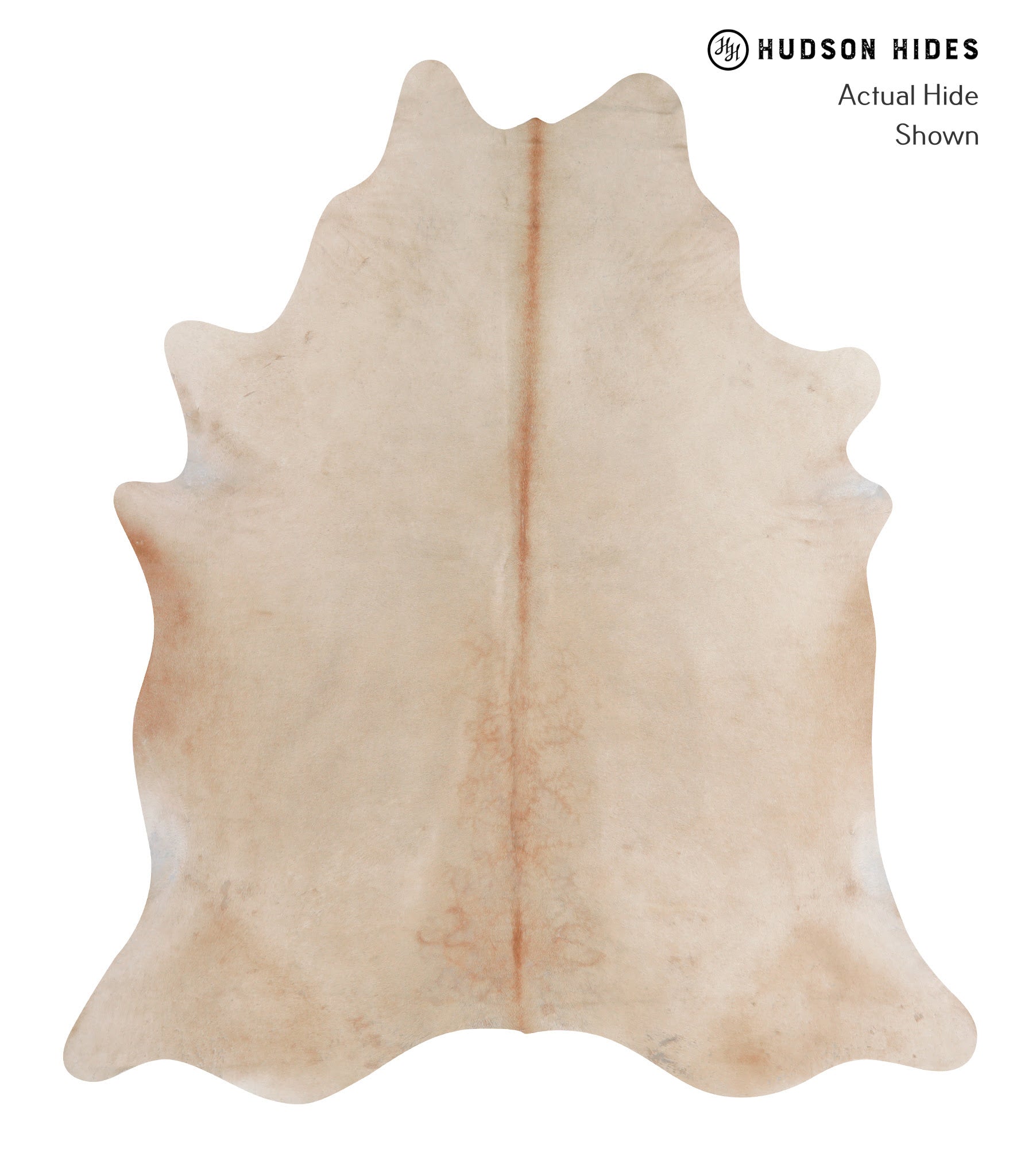 Beige Cowhide Rug #A3884