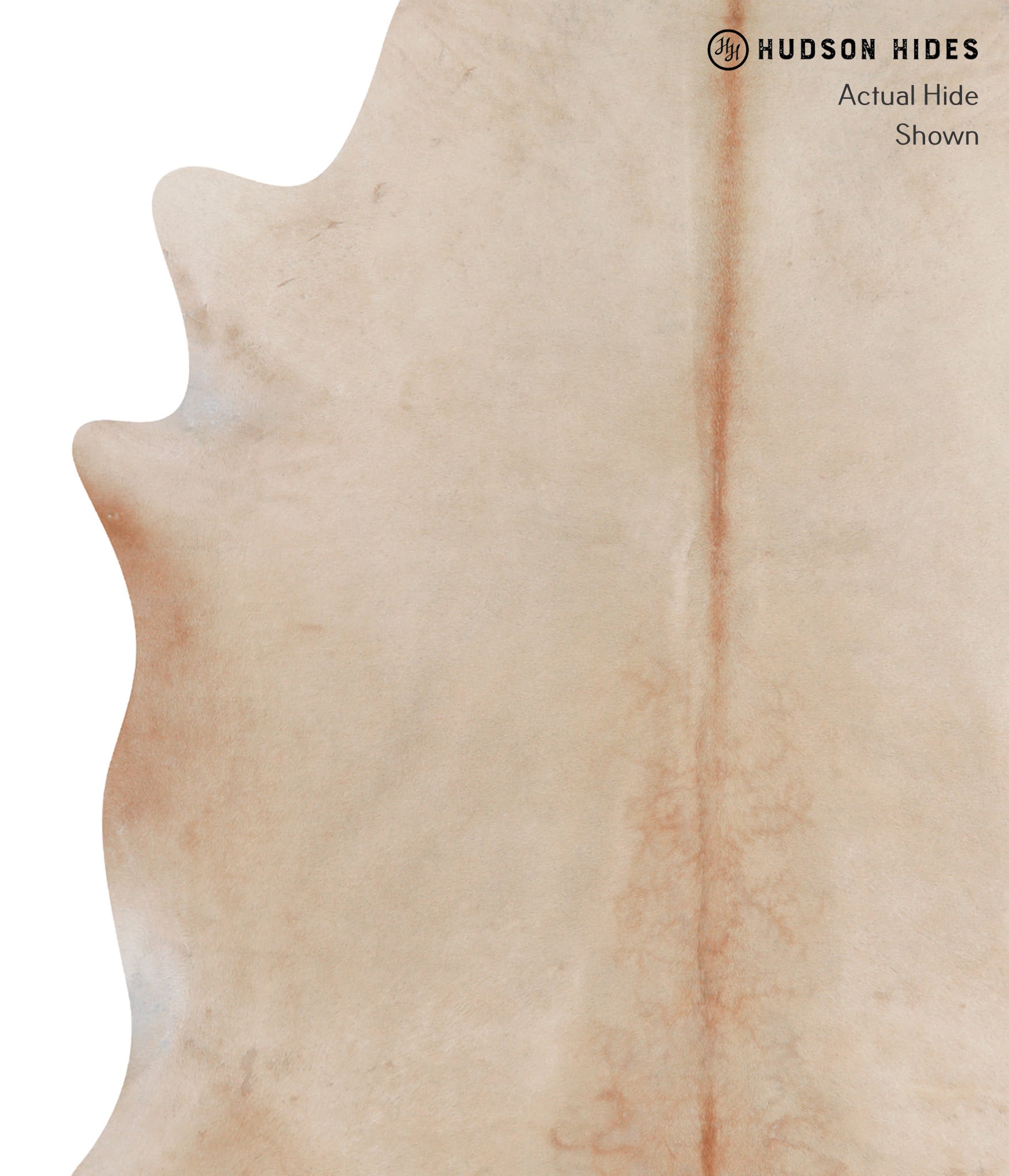 Beige Cowhide Rug #A3884