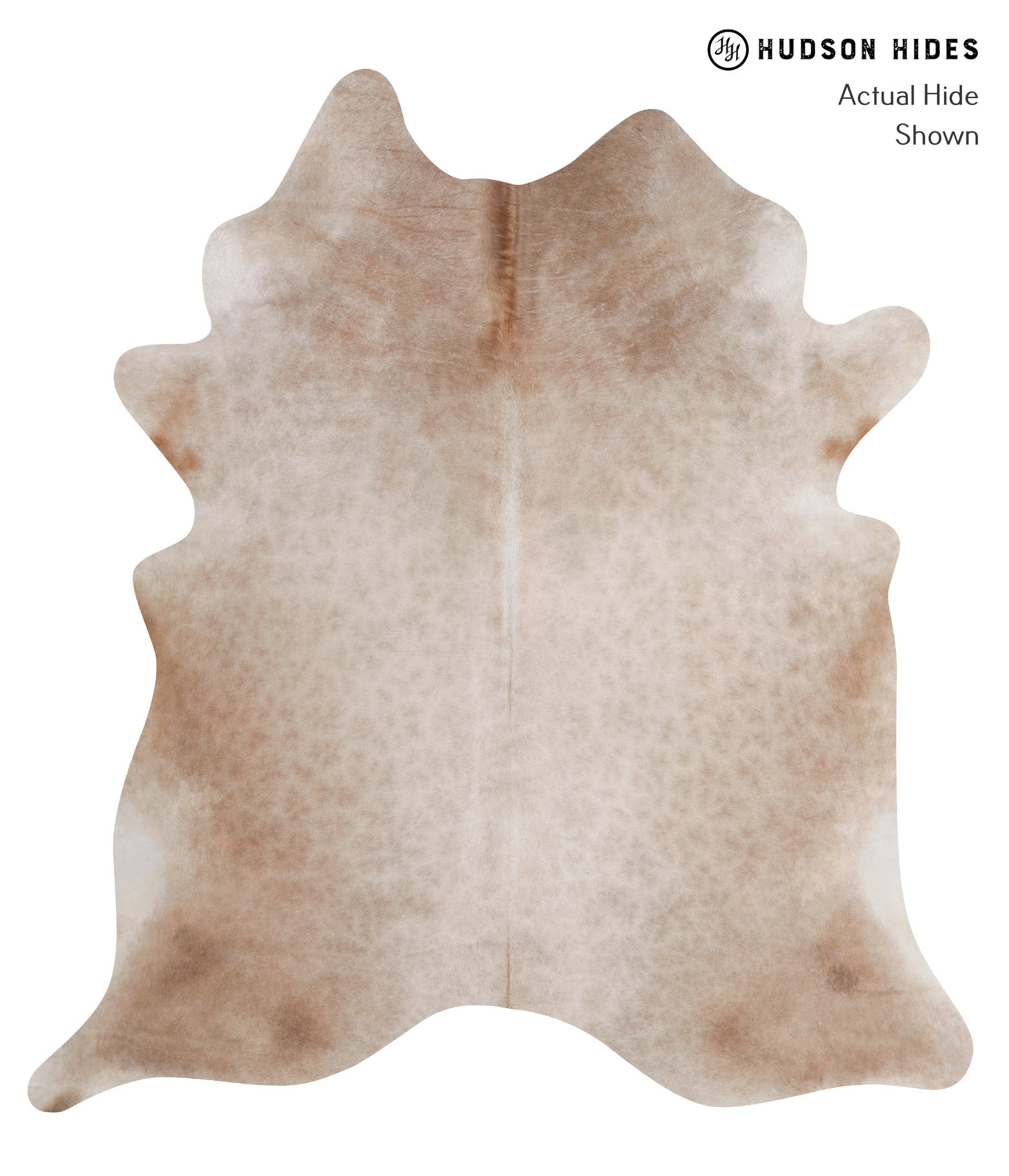 Beige Cowhide Rug #A3936