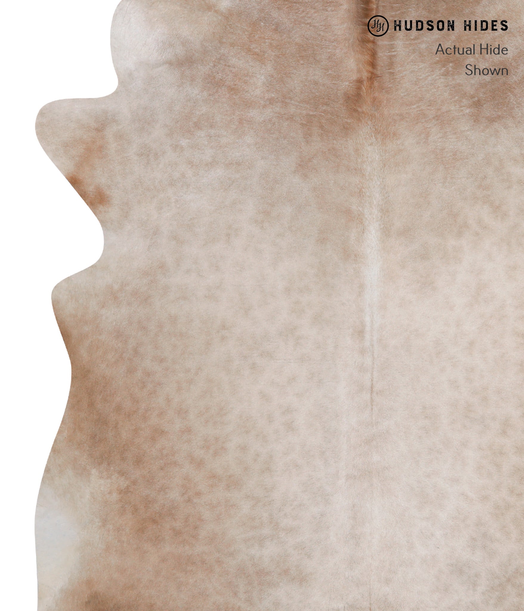 Beige Cowhide Rug #A3936