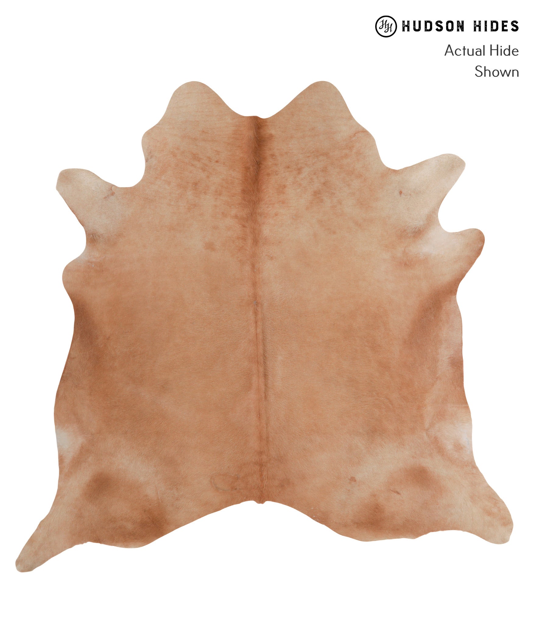 Solid Brown Cowhide Rug #A3967