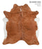 Medium Brindle X-Large Brazilian Cowhide Rug 6'10