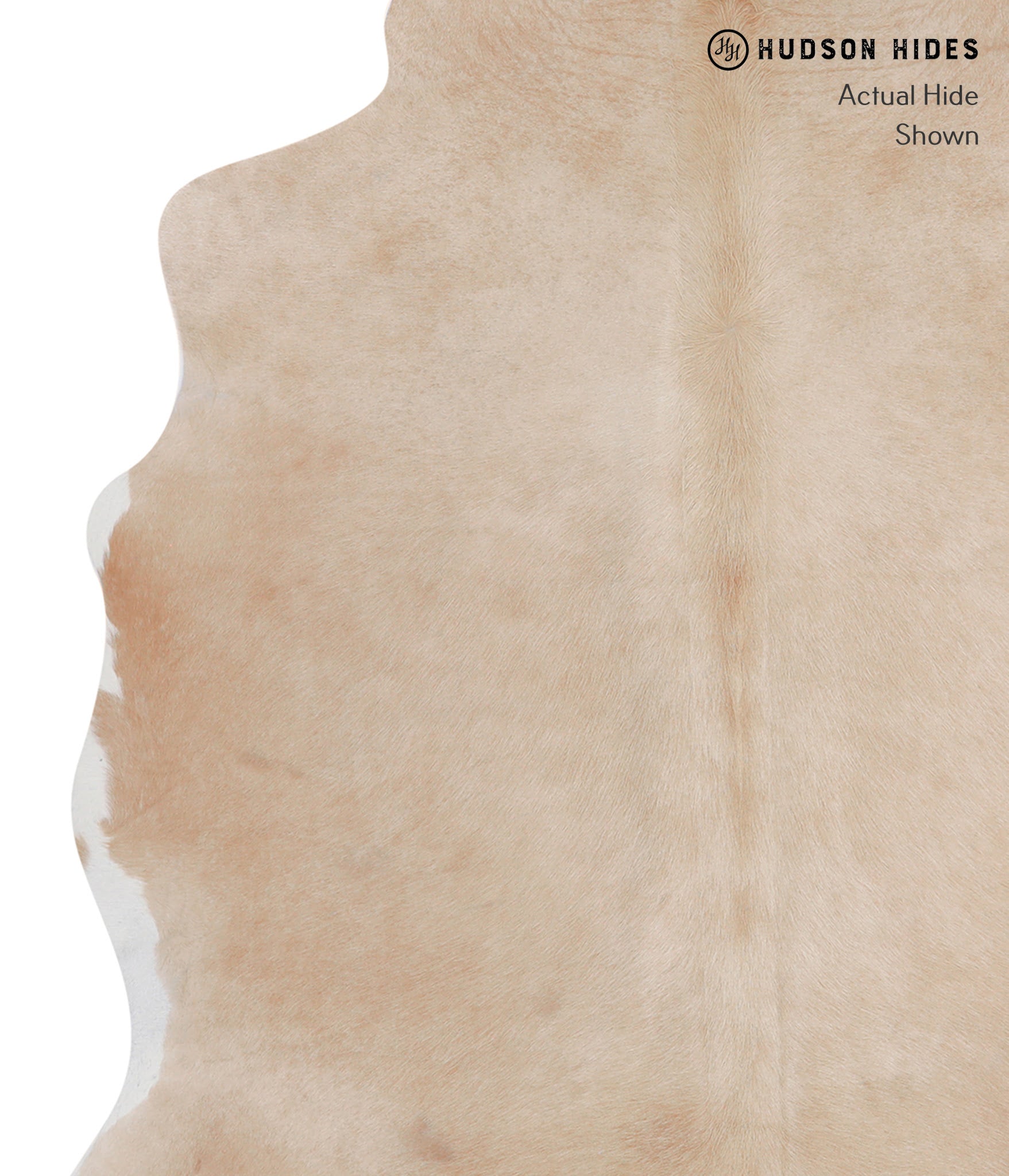 Beige Cowhide Rug #A4177