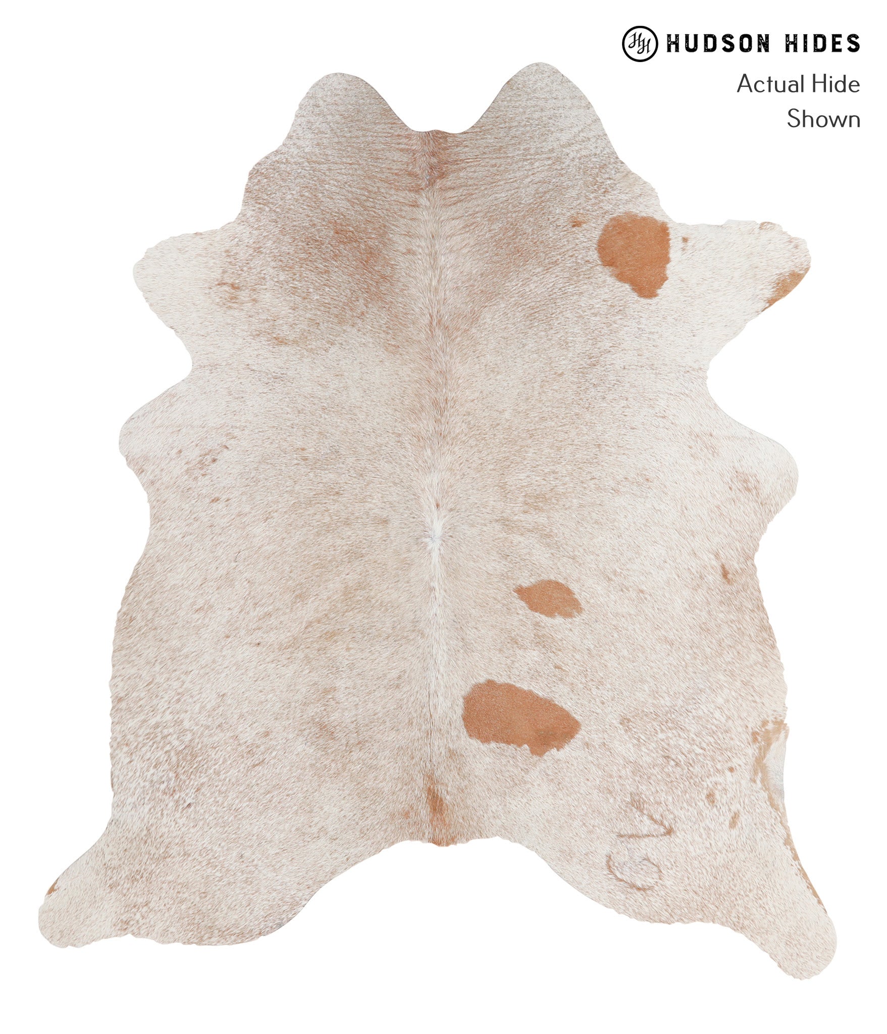 Salt and Pepper Brown Cowhide Rug #A4294