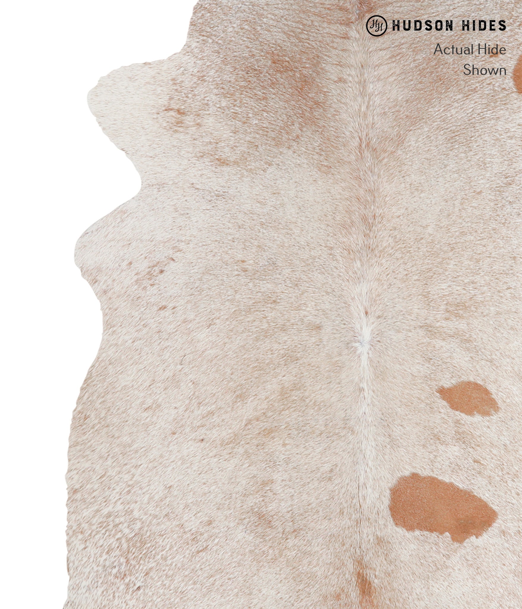 Salt and Pepper Brown Cowhide Rug #A4294