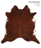 Medium Brindle X-Large Brazilian Cowhide Rug 7'0