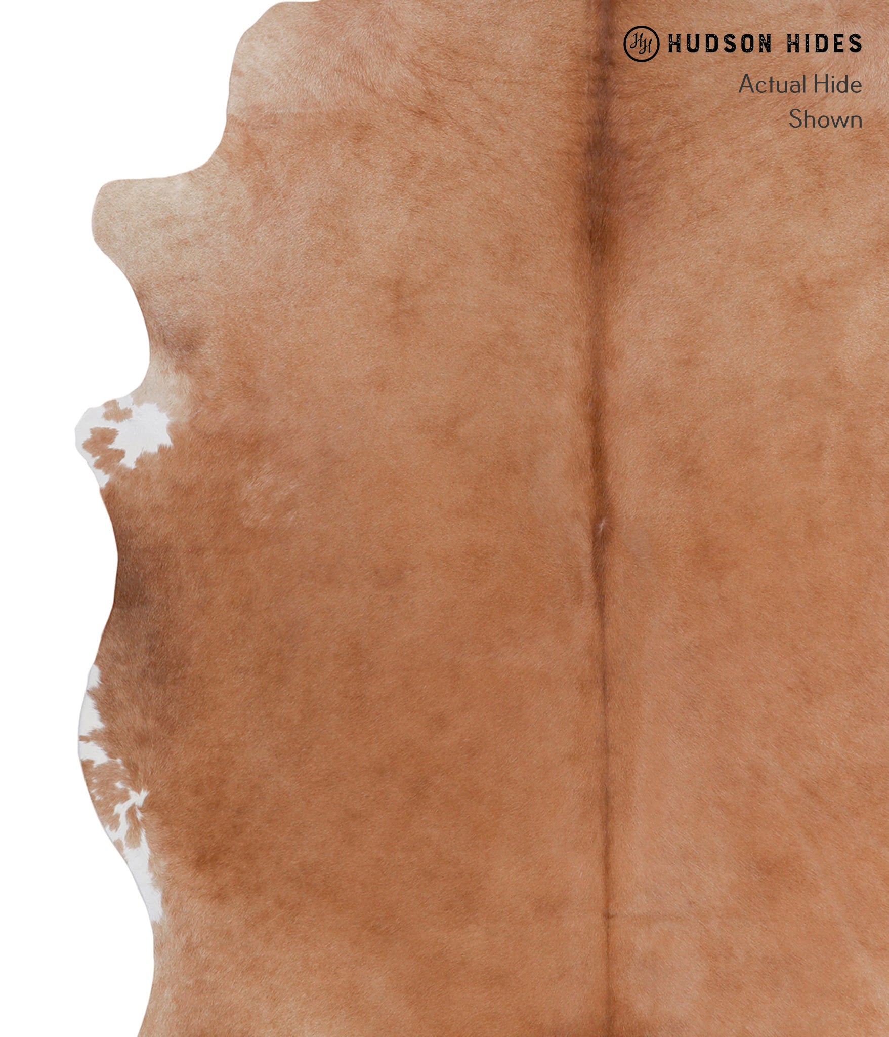 Solid Brown Cowhide Rug #A4362