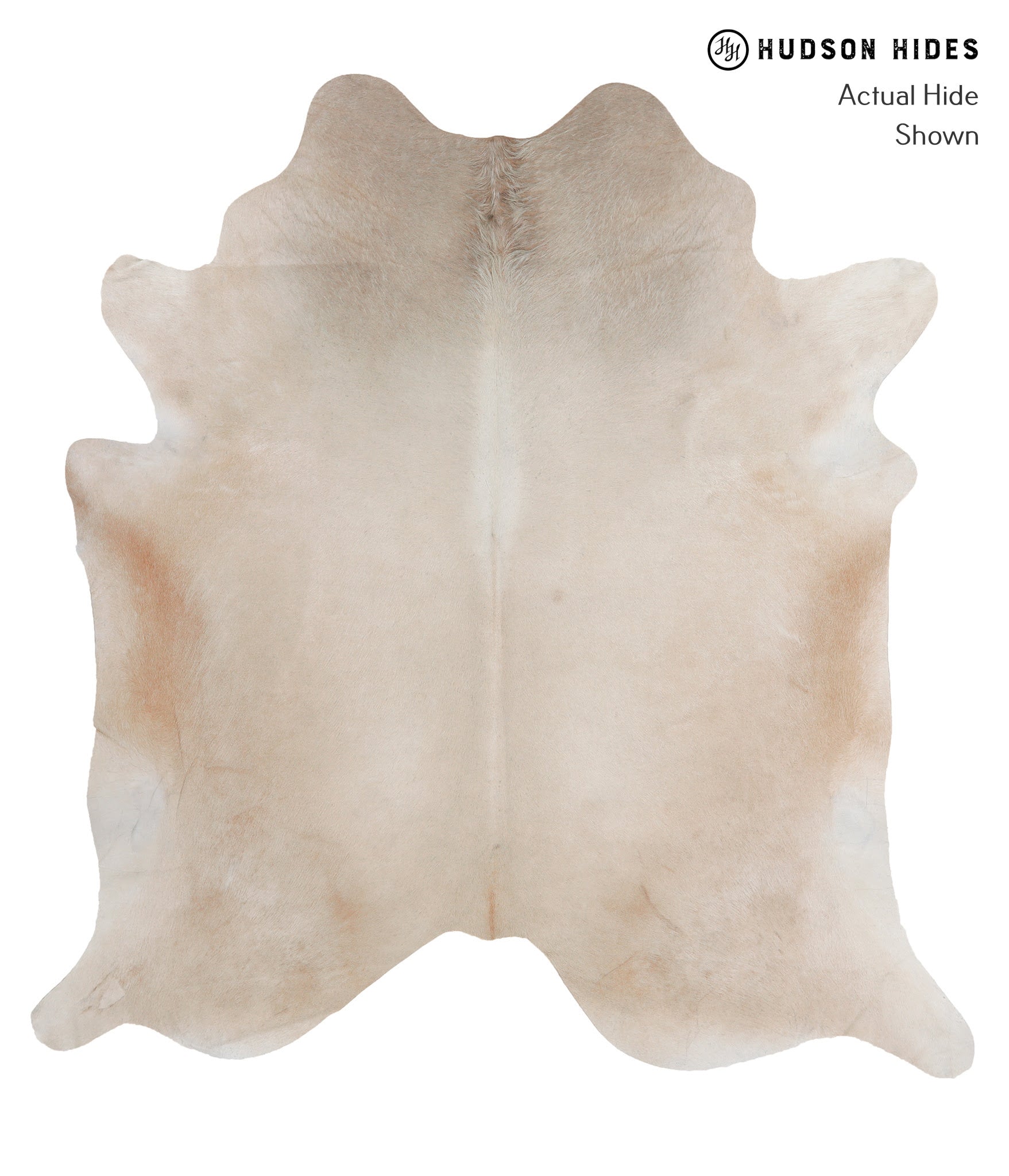 Beige Cowhide Rug #A4387