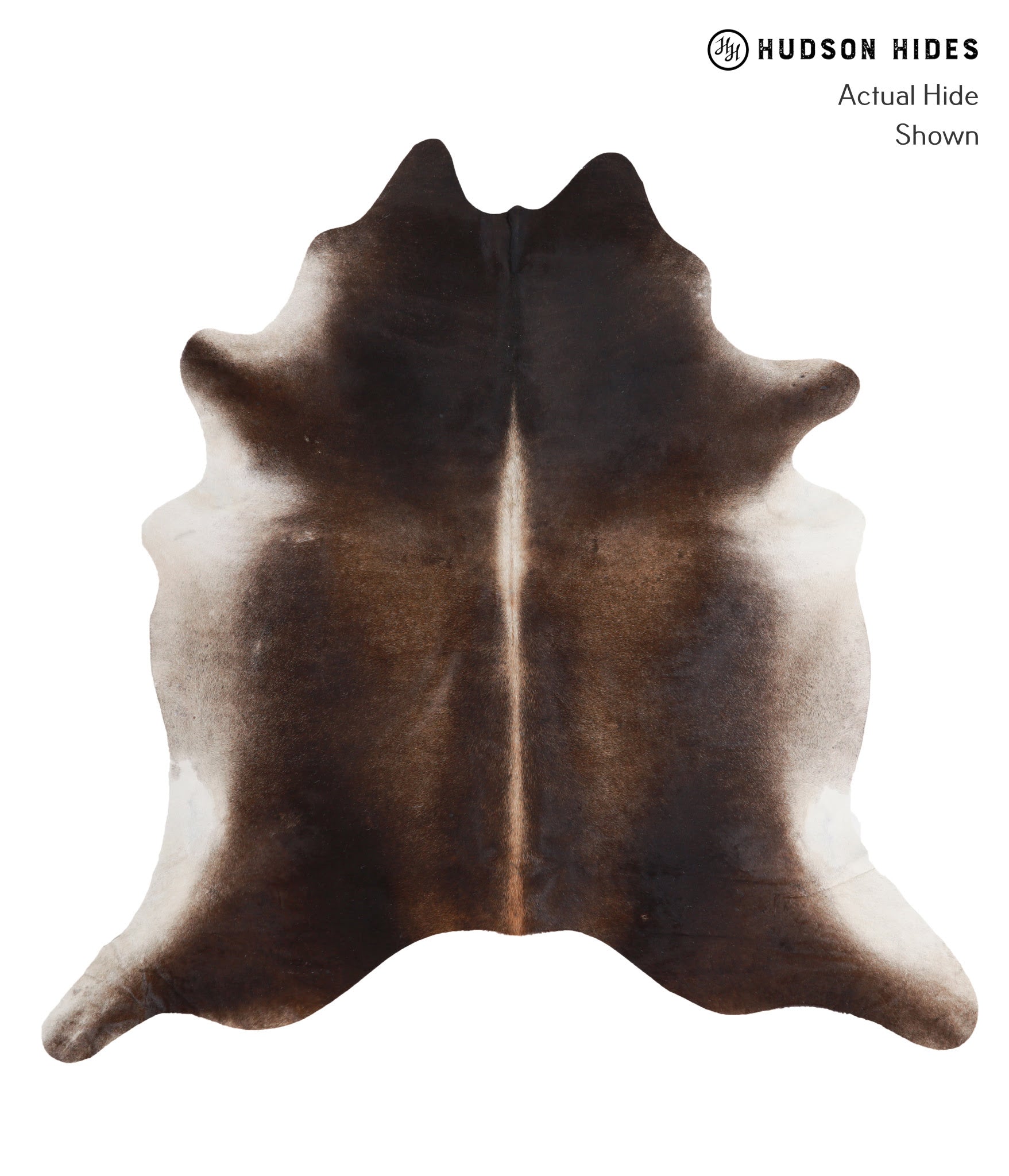 Dark Grey Cowhide Rug #A4487