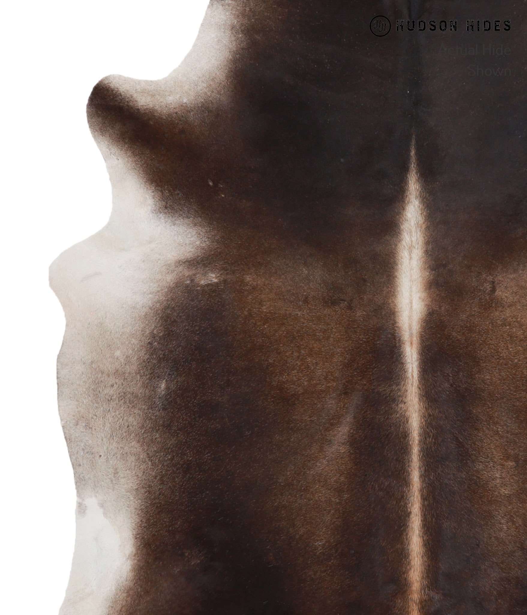 Dark Grey Cowhide Rug #A4487