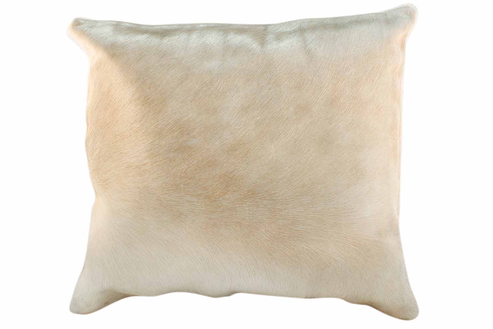 Champagne Brazilian Cowhide Pillow