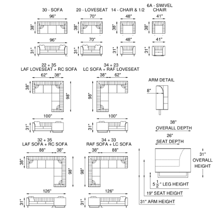 Eleanor Rigby Remy 30 Sofa